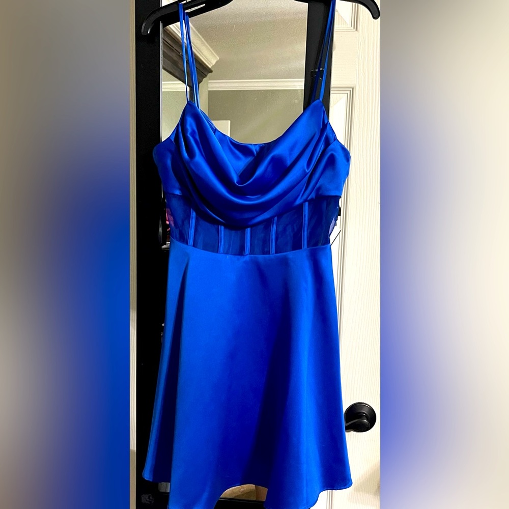Royal Blue short party homecoming dress size 9 10
